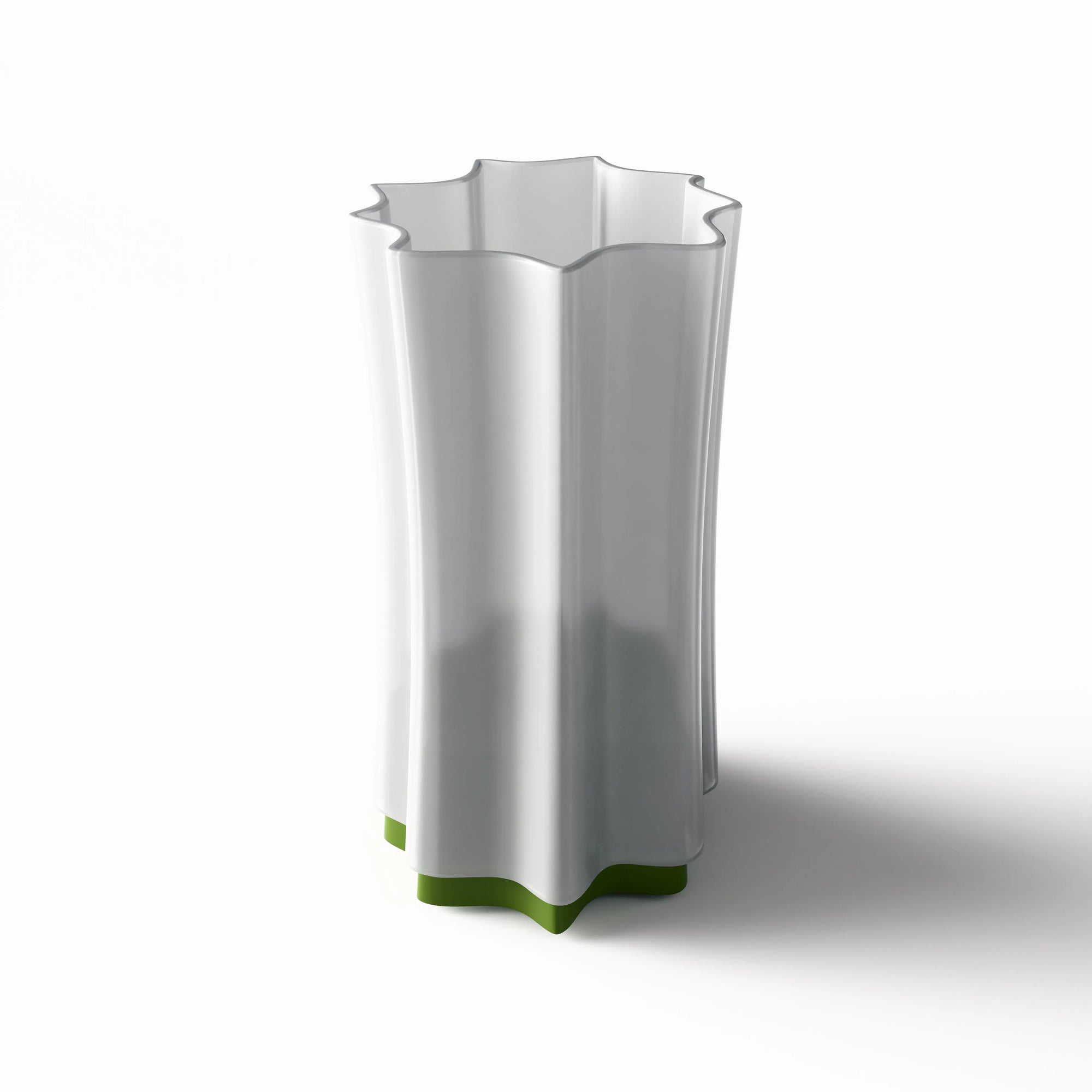 clear + transparent olive green