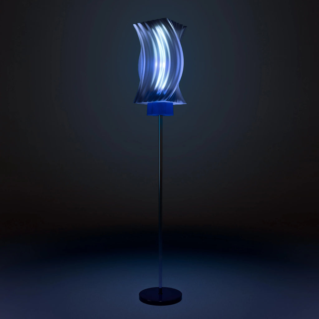 translucent black + blue