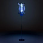 translucent black + blue