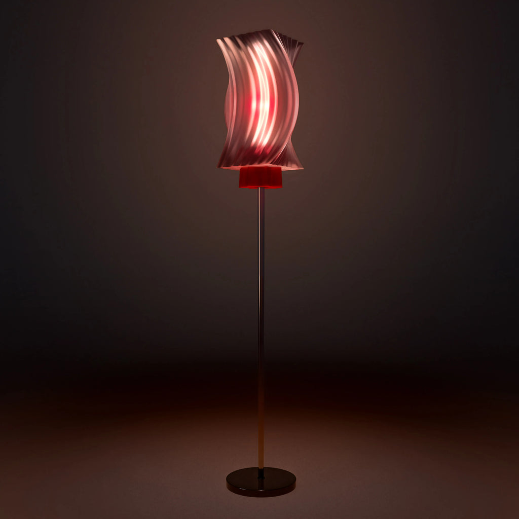 translucent black + red