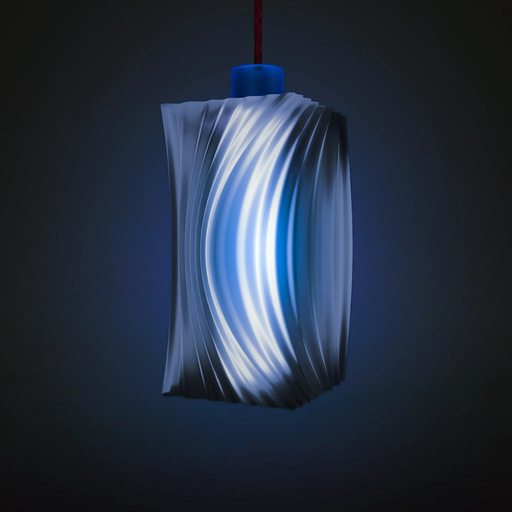 translucent black + blue