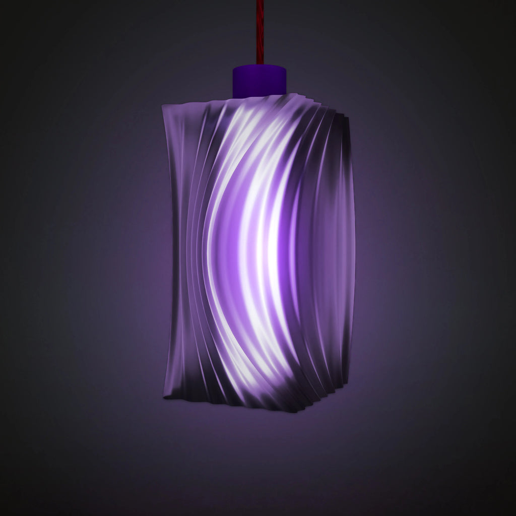 translucent black + purple
