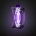 translucent black + purple