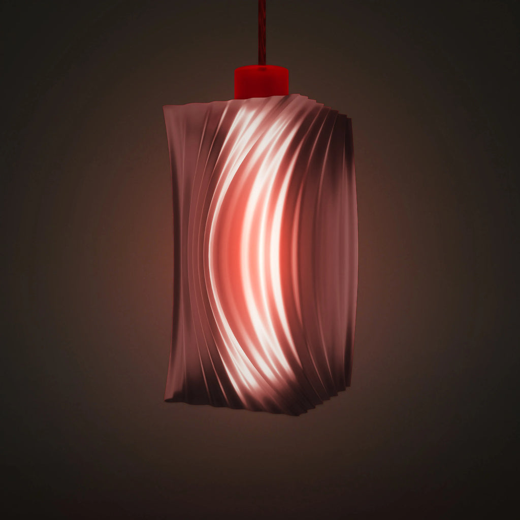 translucent black + red