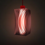 translucent black + red